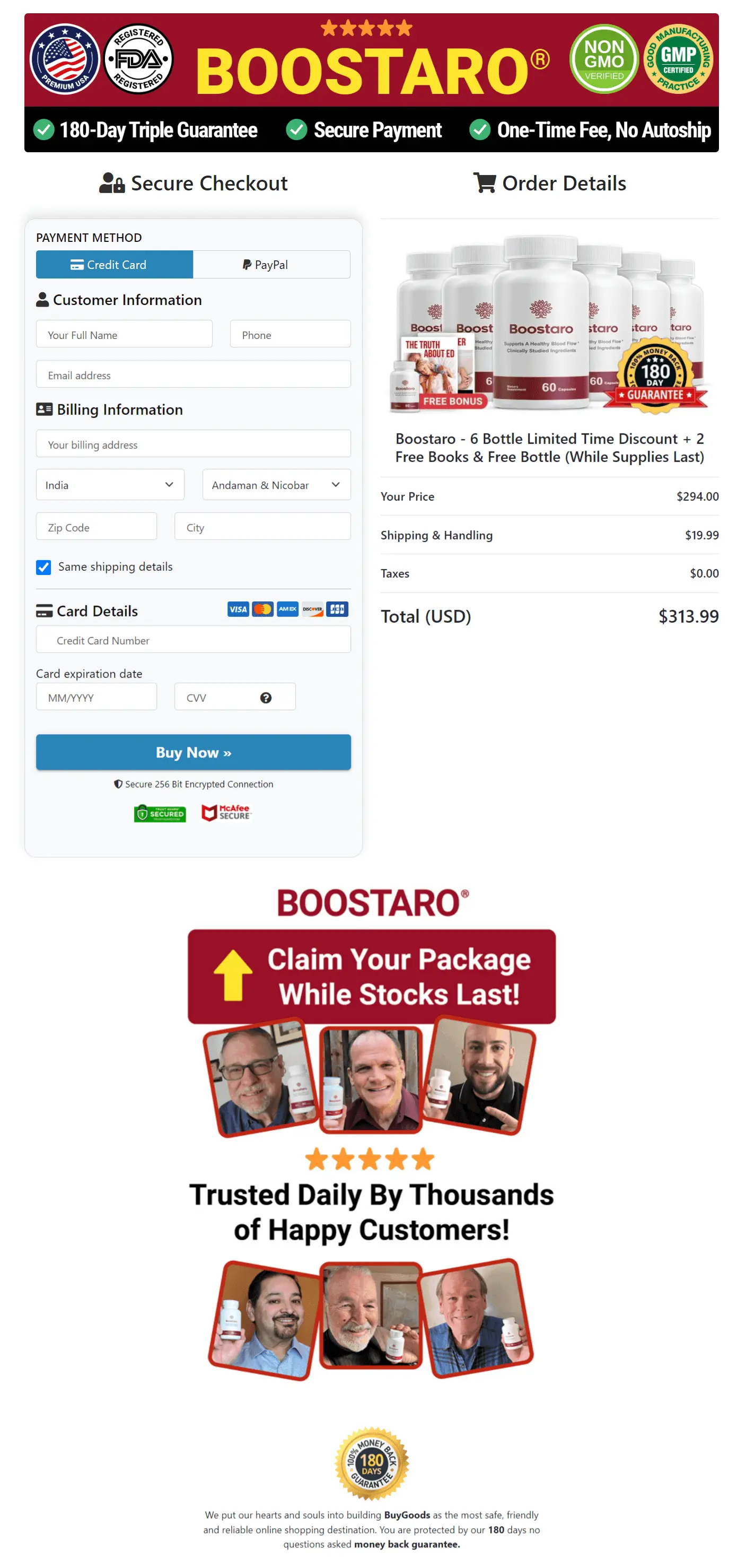 Boostaro Boostaro Circulation Support